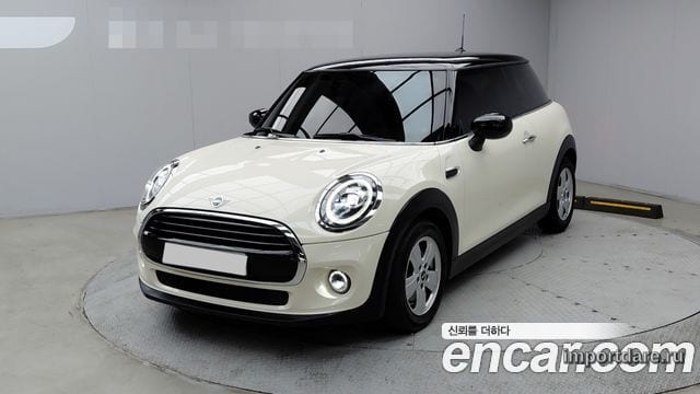 MINI COOPER 2020 — 69 771 км, белый-перламутр, Корея — под ключ — фото 1