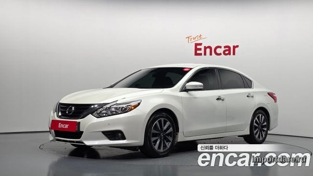 NISSAN ALTIMA 2017 — 77 880 км, белый, Корея — под ключ — фото 1