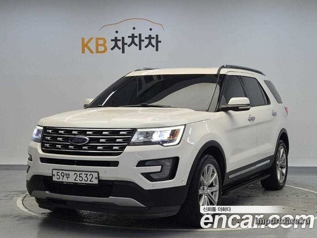 FORD EXPLORER 2017 — 152 891 км, Корея — под ключ — фото 1