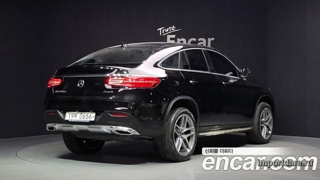 MERCEDES-BENZ GLE-CLASS W166 2018 — 123 215 км, чёрный, Корея — под ключ — фото 2