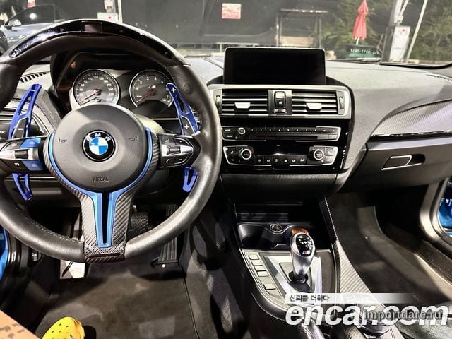 BMW M2 2017 — 104 500 км, синий, Корея — под ключ — фото 5