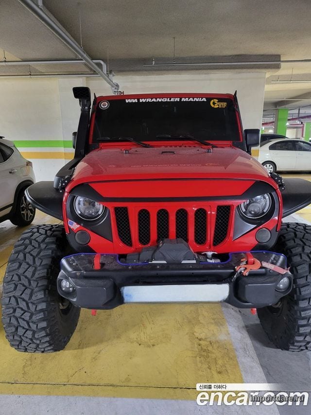 JEEP WRANGLER 2017 — 109 360 км, красный, Корея — под ключ — фото 8