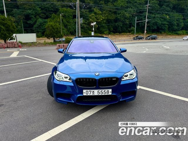 BMW M5 2016 — 50 000 км, синий, Корея — под ключ — фото 3