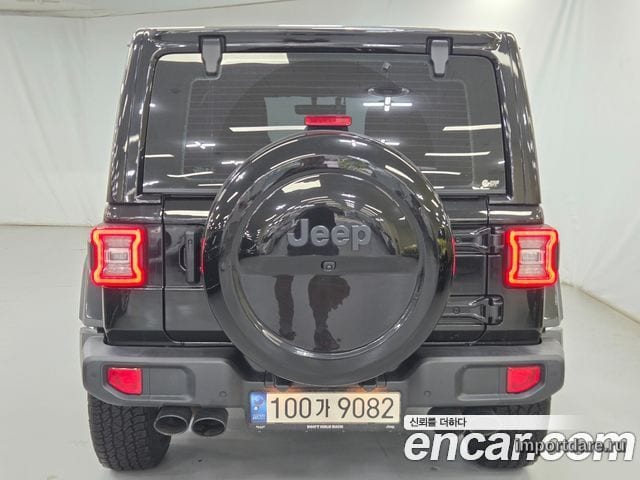 JEEP WRANGLER 2021 — 81 569 км, чёрный, Корея — под ключ — фото 4