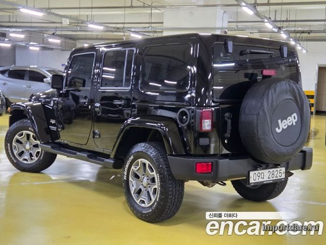 JEEP WRANGLER 2017 — 119 345 км, чёрный, Корея — под ключ — фото 2