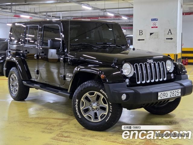 JEEP WRANGLER 2017 — 119 345 км, чёрный, Корея — под ключ — фото 11