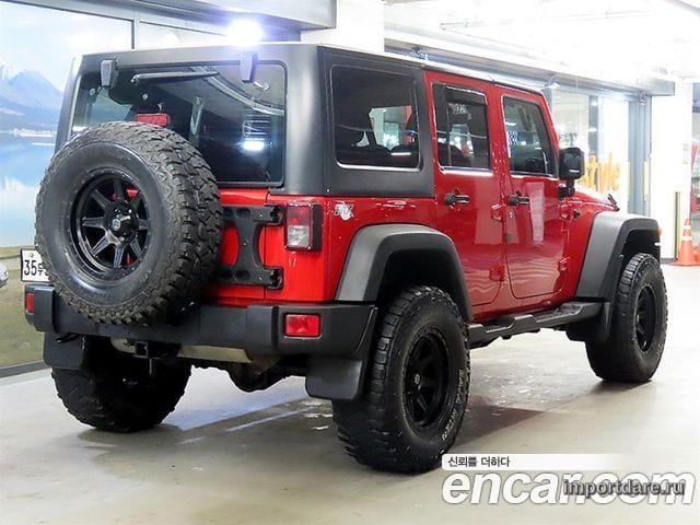 JEEP WRANGLER 2015 — 167 627 км, красный, Корея — под ключ — фото 4