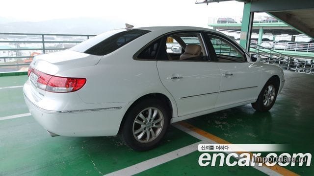 HYUNDAI GRANDEUR NEW LUXURY 2010 — 160 000 км, белый, Корея — под ключ — фото 2