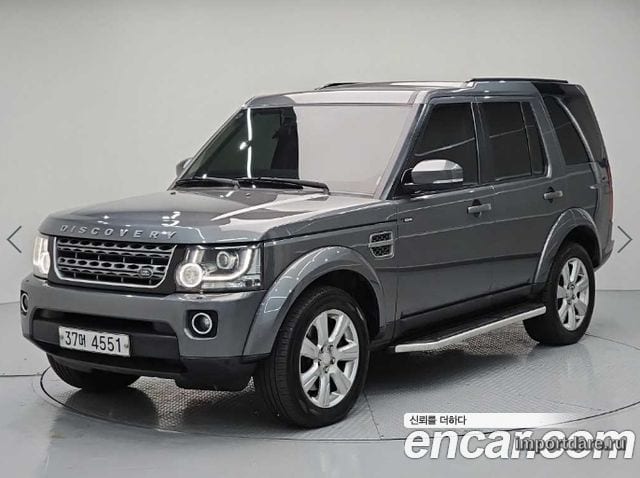 LAND ROVER DISCOVERY 4 2014 — 194 211 км, серебристо-серый, Корея — под ключ — фото 1