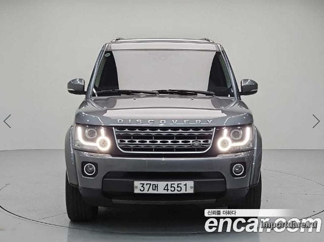 LAND ROVER DISCOVERY 4 2014 — 194 211 км, серебристо-серый, Корея — под ключ — фото 2
