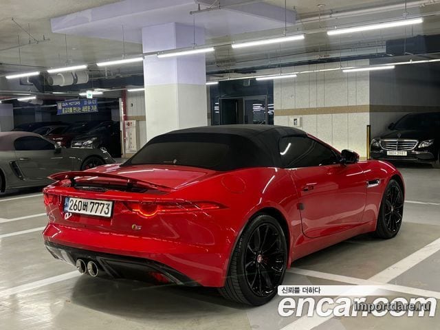 JAGUAR F-TYPE 2016 — 53 054 км, красный, Корея — под ключ — фото 4