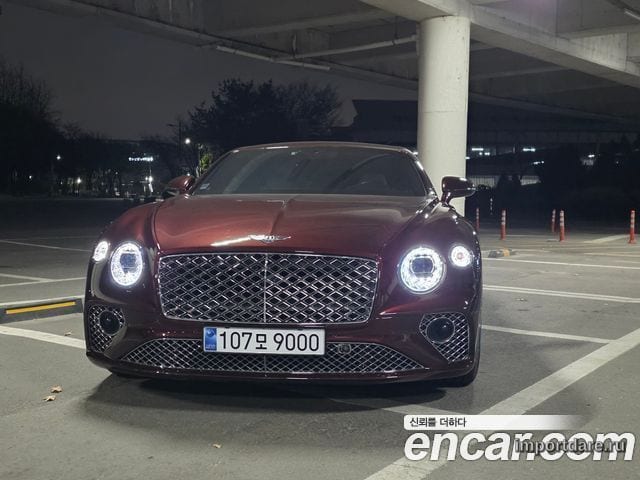 BENTLEY CONTINENTAL 2019 — 73 000 км, бордовый, Корея — под ключ — фото 3