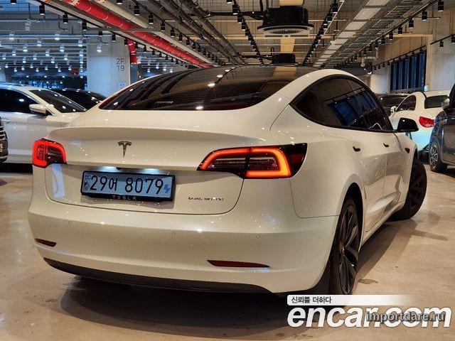 TESLA MODEL 3 2021 — 118 180 км, белый, Корея — под ключ — фото 2