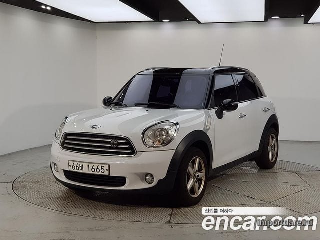 MINI COOPER D COUNTRYMAN 2012 — 161 099 км, белый, Корея — под ключ — фото 1