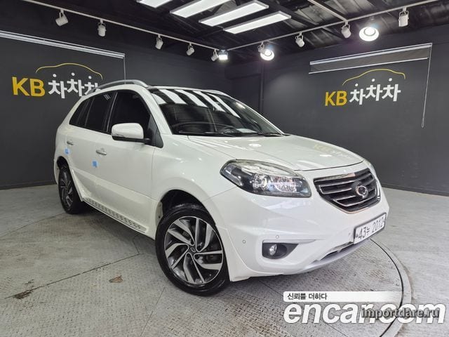 RENAULT KOREA QM5 2014 — 203 056 км, белый-перламутр, Корея — под ключ — фото 1