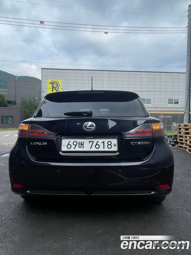 LEXUS CT200H 2012 — 159 000 км, чёрный, Корея — под ключ — фото 4