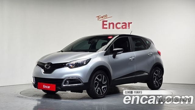 RENAULT KOREA QM3 2014 — 94 995 км, серебристо-серый, Корея — под ключ — фото 1