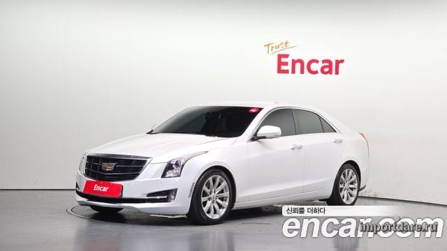 CADILLAC ATS 2017 — 152 555 км, белый, Корея — под ключ — фото 1