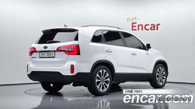 KIA SORENTO R 2014 — 107 366 км, белый, Корея — под ключ — фото 1