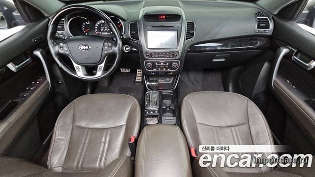 KIA SORENTO R 2014 — 132 375 км, чёрный, Корея — под ключ — фото 7