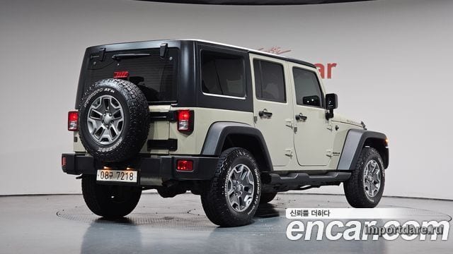 JEEP WRANGLER 2017 — 154 467 км, белый-перламутр, Корея — под ключ — фото 1