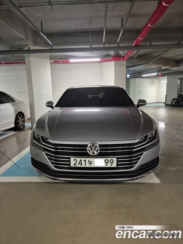 VOLKSWAGEN ARTEON 2020 — 76 500 км, серебристо-серый, Корея — под ключ — фото 3