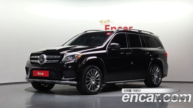 MERCEDES-BENZ GLS-CLASS X166 2017 — 233 350 км, чёрный, Корея — под ключ — фото 1