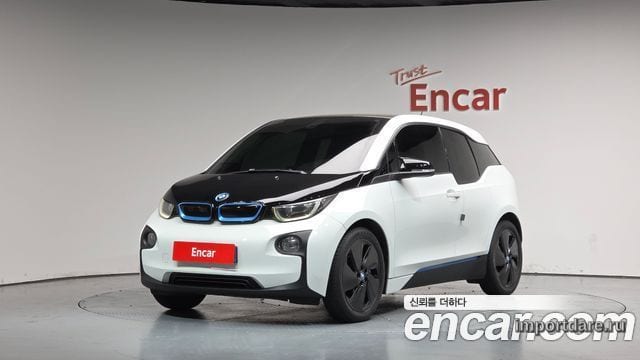 BMW I3 2016 — 77 100 км, белый, Корея — под ключ — фото 1