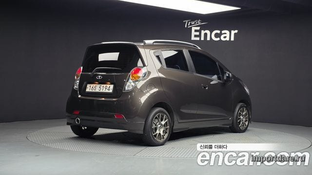 CHEVROLET MATIZ CREATIVE 2010 — 123 770 км, коричневый, Корея — под ключ — фото 2