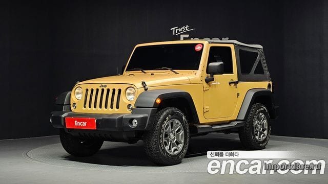JEEP WRANGLER 2014 — 67 233 км, коричневый, Корея — под ключ — фото 1