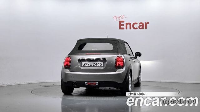 MINI COOPER CONVERTIBLE 2019 — 153 669 км, серебристо-серый, Корея — под ключ — фото 4