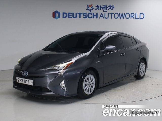 TOYOTA PRIUS 2017 — 182 387 км, серый, Корея — под ключ — фото 6
