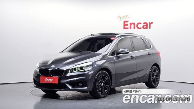 BMW 2 SERIES ACTIVE TOURER 2018 — 88 036 км, серый, Корея — под ключ — фото 1
