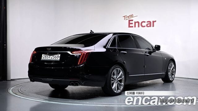 CADILLAC CT6 2019 — 102 475 км, чёрный, Корея — под ключ — фото 2