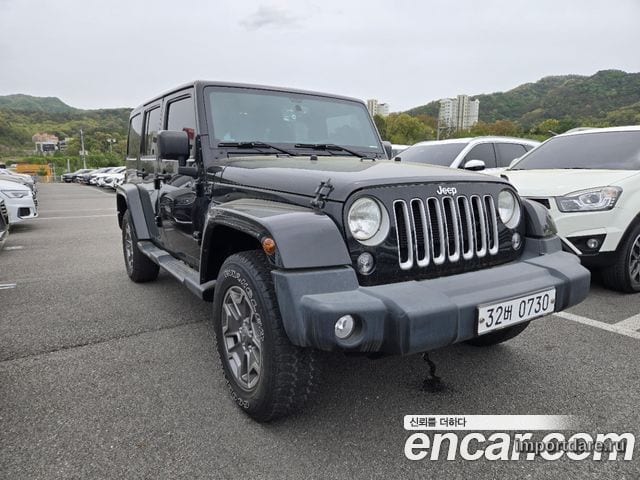JEEP WRANGLER 2016 — 174 476 км, чёрный, Корея — под ключ — фото 4