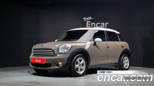 MINI COOPER D COUNTRYMAN 2013 — 65 104 км, светло-золотистый, Корея — под ключ — фото 1