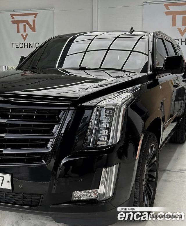 CADILLAC ESCALADE 2015 — 51 300 км, чёрный, Корея — под ключ — фото 2