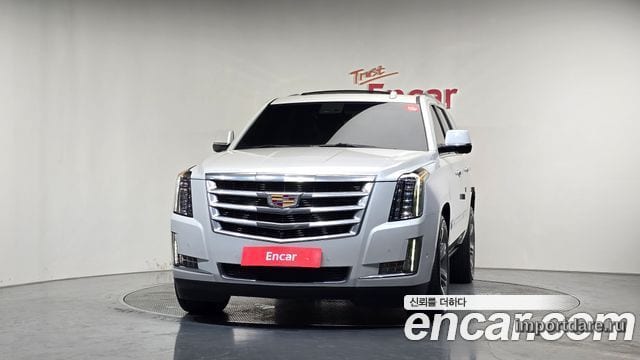 CADILLAC ESCALADE 2018 — 81 510 км, белый, Корея — под ключ — фото 3
