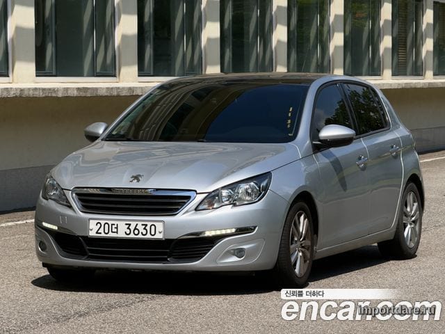 PEUGEOT 308 2015 — 109 875 км, серебристый, Корея — под ключ — фото 3