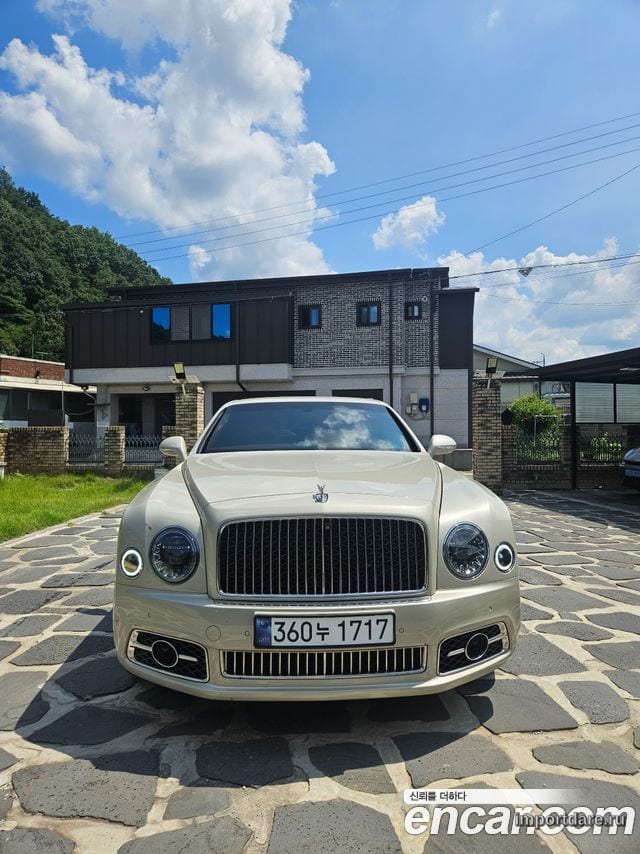 BENTLEY MULSANNE 2018 — 57 560 км, белый-перламутр, Корея — под ключ — фото 2