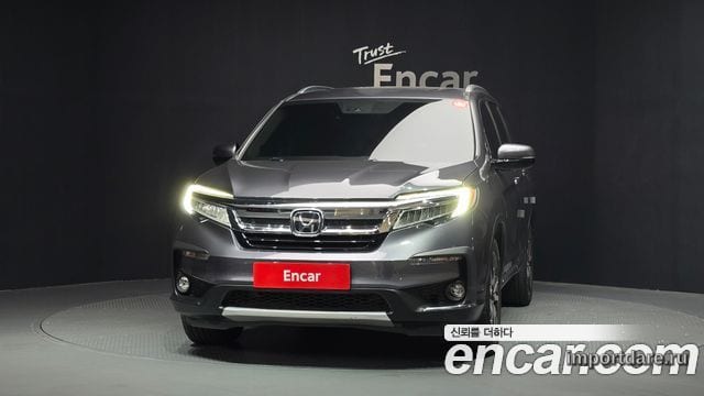 HONDA PILOT 2019 — 82 124 км, серый, Корея — под ключ — фото 3