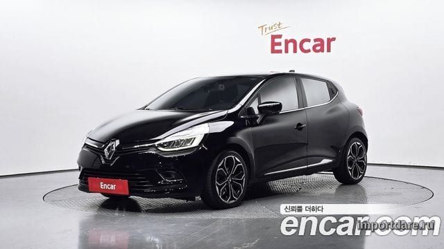 RENAULT KOREA CLIO 2018 — 79 878 км, чёрный, Корея — под ключ — фото 1