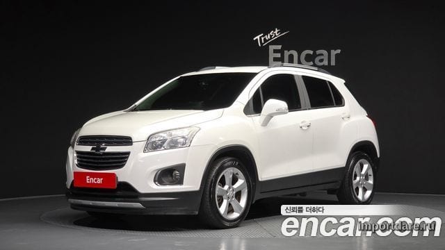 CHEVROLET TRAX 2016 — 144 515 км, белый, Корея — под ключ — фото 1