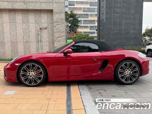 PORSCHE BOXSTER 2015 — 91 600 км, красный, Корея — под ключ — фото 2