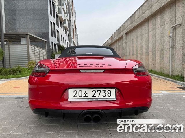 PORSCHE BOXSTER 2015 — 91 600 км, красный, Корея — под ключ — фото 4