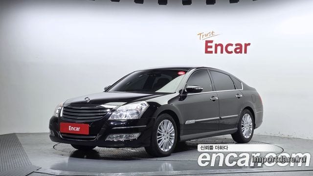 RENAULT KOREA SM7 NEW ART 2009 — 147 263 км, чёрный, Корея — под ключ — фото 1