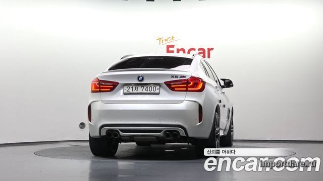 BMW X6M 2017 — 115 695 км, белый, Корея — под ключ — фото 4