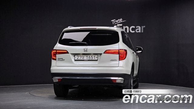 HONDA PILOT 2016 — 132 466 км, белый, Корея — под ключ — фото 4