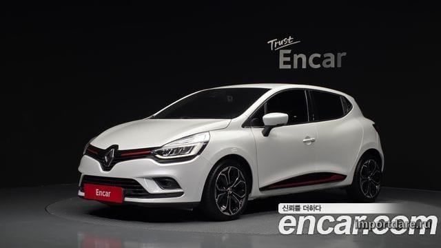RENAULT KOREA CLIO 2018 — 129 178 км, белый, Корея — под ключ — фото 1