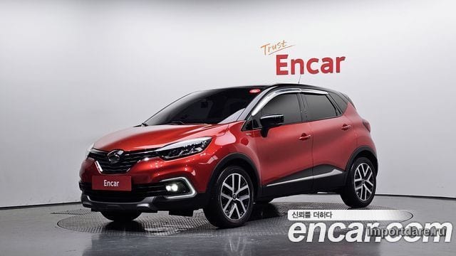 RENAULT KOREA QM3 2019 — 11 100 км, красный, Корея — под ключ — фото 1